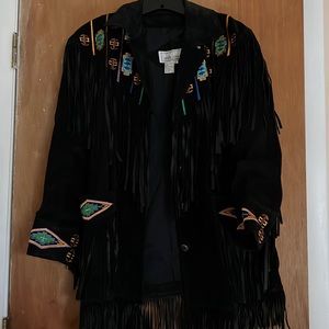 Erez Levy fringe leather jacket